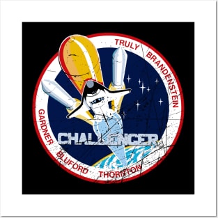 STS-8 Challenger Vintage Posters and Art